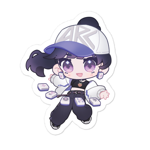 Arc-tan Full Hand Unleashed Sticker